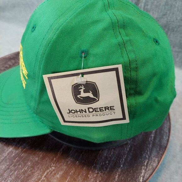 John Deere Licensed Green Baseball Cap With Adjustable Snapback - Picture 4 of 13